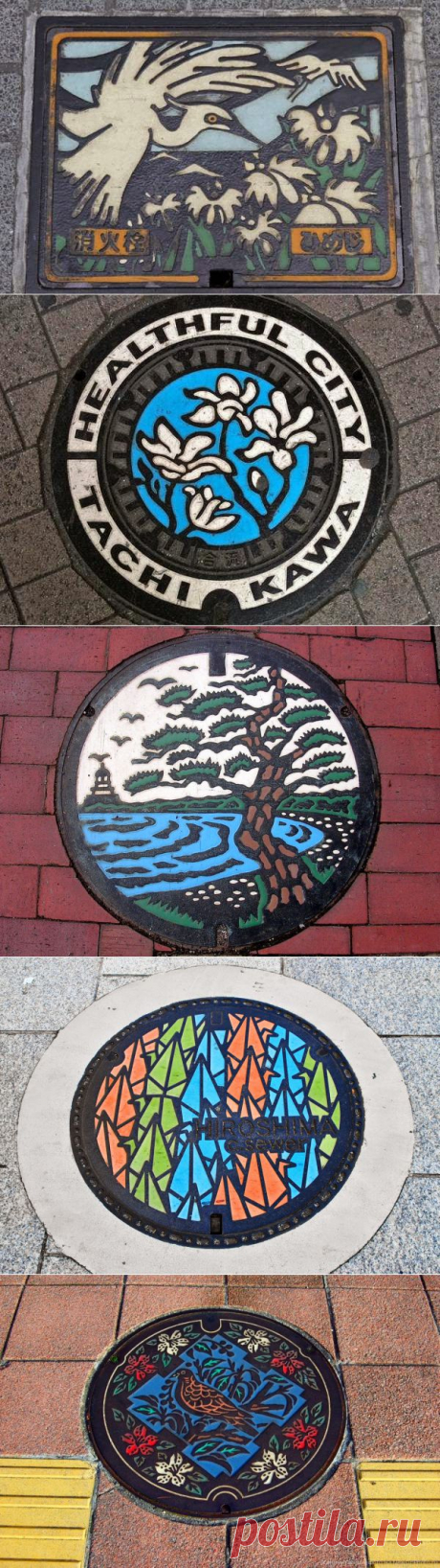 Японское искусство канализационных люков (фото)|Интересыч