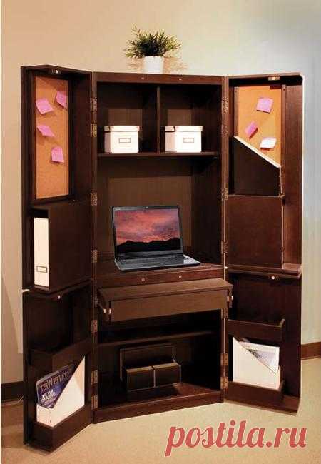 Small Home Office Cabinets Enhancing Space Saving Interior Design