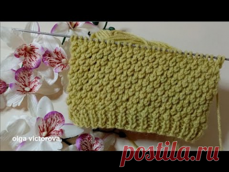 РРЕЛЬЕФНЫЙ УЗОР БУСИНКИ 1066 Узоры спицами KNITTING PATTERNS