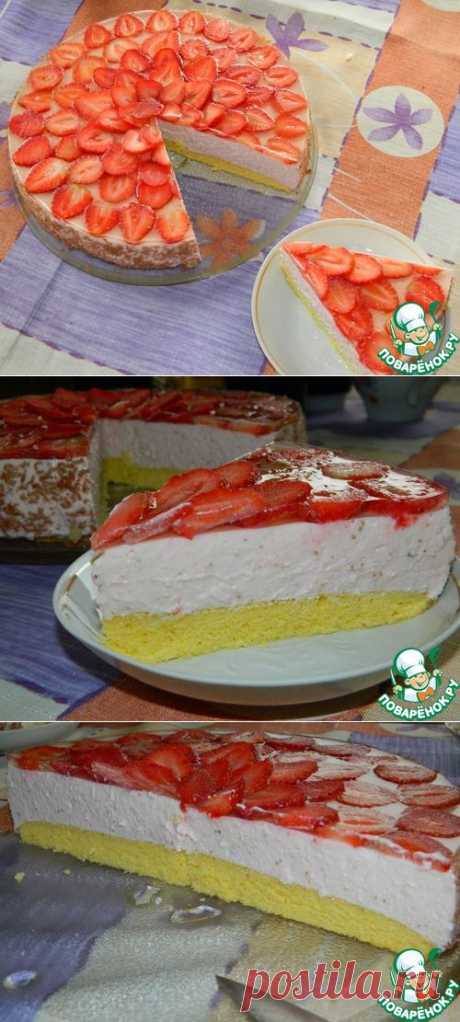 Клубничный торт - кулинарный рецепт