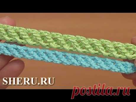Нежный шнур гусеничка крючком Урок 97 Crochet Cord How to