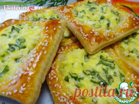 Пирожки "Минутки" с яйцом и луком – кулинарный рецепт