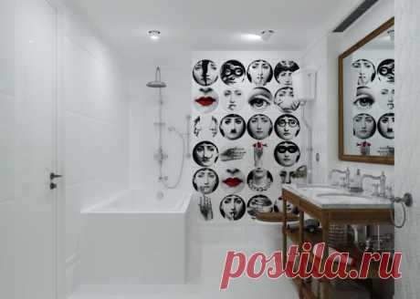 Дизайн ванной комнаты в белых тонах: особенности, фото