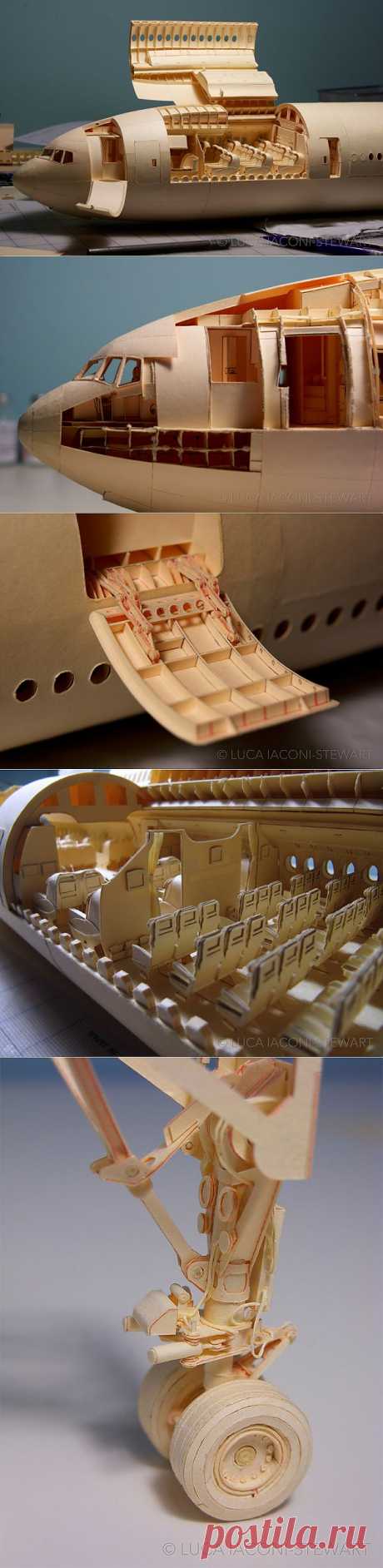 Бумажный Boeing 777 в масштабе 1:60 | В мире интересного