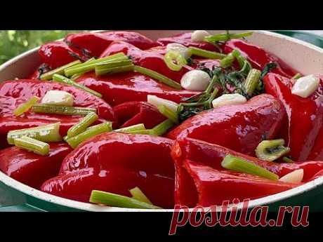 Армянская Закуска из Красного Перца/Как Сохранить на Зиму/Очень Вкусно!