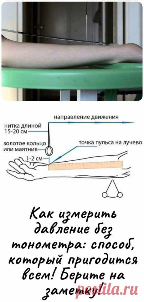 Как измерить давление без тонометра: способ, который пригодится всем! Берите на заметку!