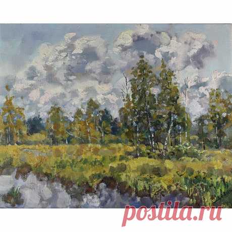 Autumn Painting Landscape Original Art Fall Nature Cloudy Day Birch Trees Canvas - Shop ArtDivyaGallery Posters - Pinkoi Autumn Painting Landscape Original Art Fall Nature Cloudy Day Birch Trees Canvas Plein Air Impasto Art by Natalya Savenkova 40 x 50 cm. (16 x 20 inches) Medium: canvas, oil. Style: Modern, Impressionist, Impasto. The painting is covered with a protective layer of professional varnish. It is painted on a stretched linen canvas. with professional paints.