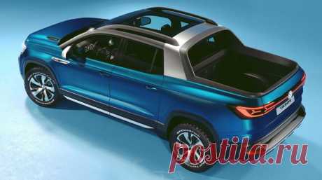 Volkswagen показал классный концепт пикапа Tarok - Top Gear
