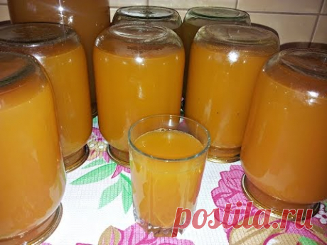 Заготовка на зиму из яблок. Домашний яблочно-морковный сок