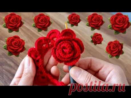 очень легко сделать великолепную красную розу