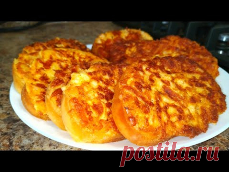 Завтрак за 5 минут! Горячие бутерброды к чаю! Простые но очень вкусные!