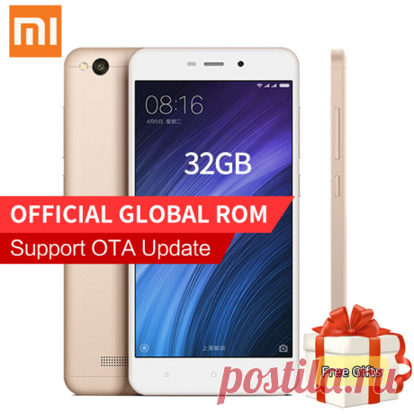 Оригинал Xiaomi Redmi 4А Pro 32 ГБ ROM Snapdragon 425 Quad Core 2 ГБ RAM 5.0 &quot;HD 13.0MP Камера mi redmi 4а MIUI 8.1 
Характеристики:
CPU: Qualcomm Snapdragon 425, Quad-core 1,4 Ghz
- GPU Adreno 308
- Ram 2gb
- Rom 16gb + microSD
- 5` 1280x720 IPS OGS
- Battery: 3120 mAh