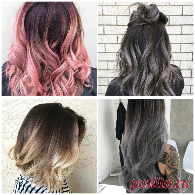 Ombre hair color 2019: how to choose hue for coloring in ombre technique