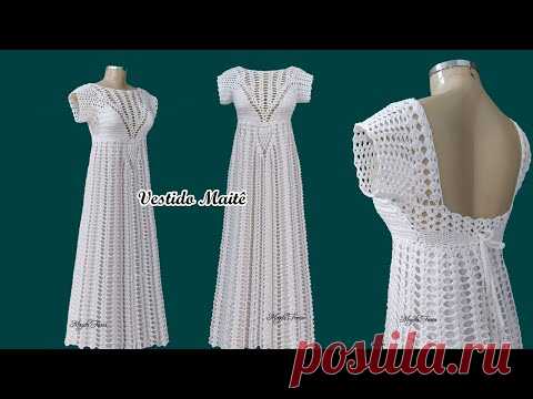 ❤ Vestido Maitê  ❤ FINAL ❤ #semprecirculo 💚 #dicasquetodacrocheteiradeveriasaber