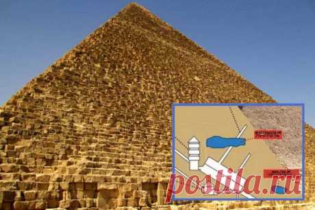 Археологические работы в пирамиде Хеопса