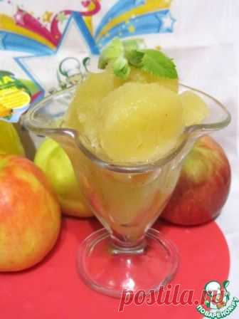 Пряный яблочный сорбет – кулинарный рецепт