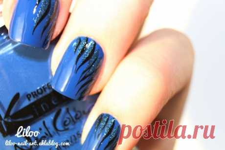 Nail art Fashion Blue – Kinetics | Manicure/Pedicure ~ Nails ~ Mani/P…