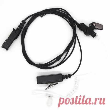 PPT Headset Earpiece For Motorola Xir P6600 P6620 XPR3300 XPR3500 MTP3250 Two Wa - US$10.89