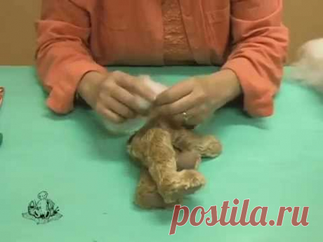 How to Make a Teddy Bear - #9 Filling the Limbs