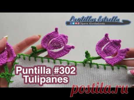 Puntilla #302 Tulipanes