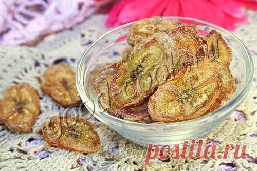 Cушеные бананы (банановые чипсы) | Четыре вкуса