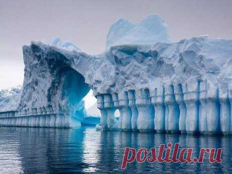 Айсберг, Антарктика.