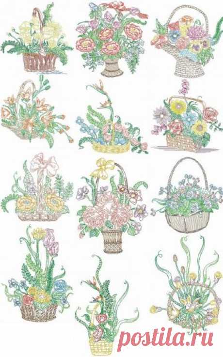 Floral Bouquets Collection | Machine Embroidery Designs By Sew Swell