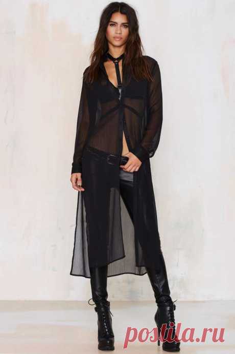 Flow End Theory Sheer Maxi Top | Shop Clothes at Nasty Gal!