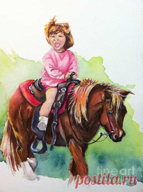 Cowgirl Painting by Maria Reichert Cowgirl Painting Painting by Maria Reichert