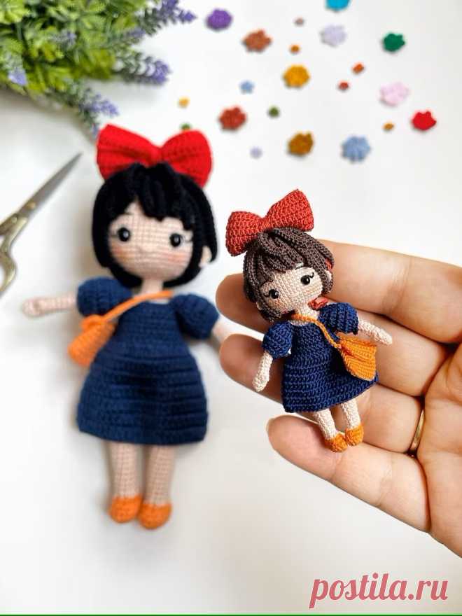 Cute Crochet Kiki Doll Amigurumi Free Pattern – Free Amigurumi