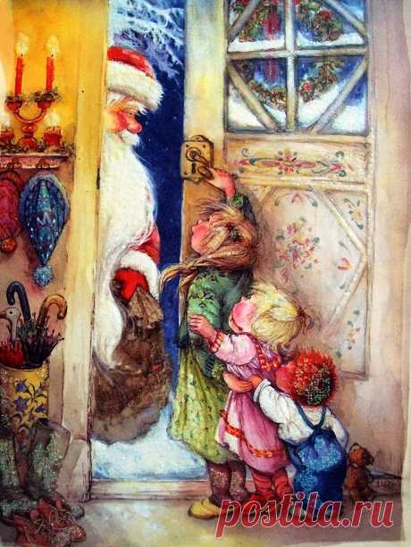 Художник Lisi Martin.Новогодние и Рождественские иллюстрации.Часть 2.