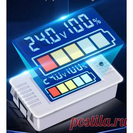 PZEM-023 Digital Display Battery Power Tester 0~100V Digital Voltmeter General C - US$8.99