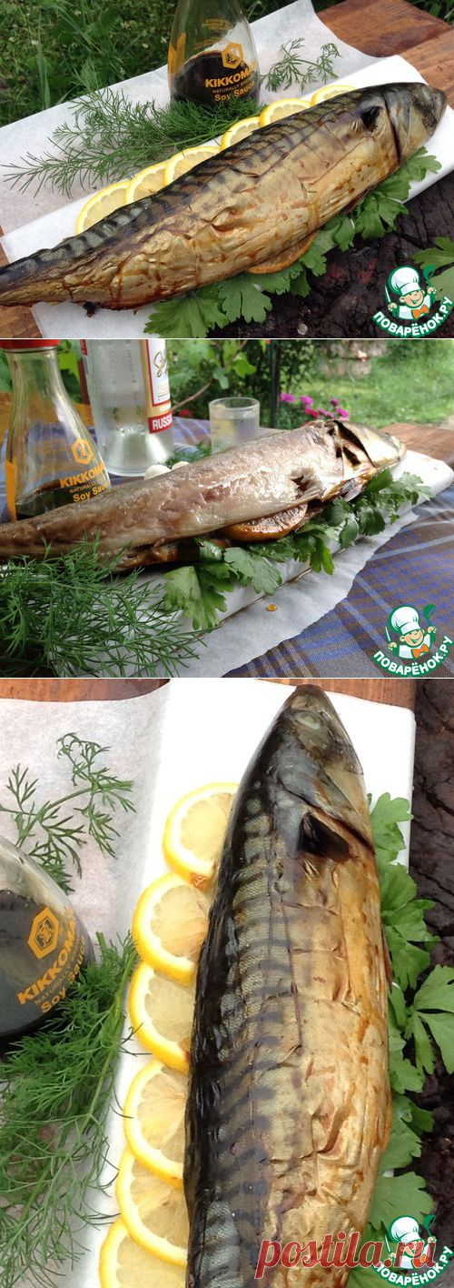 Рыба горячего копчения в походных условиях без специальных приспособлений и жидкого дыма - кулинарный рецепт
