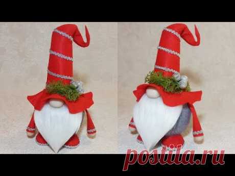 ГНОМ💖💖💖Beautiful gnome, a very simple way to create a Christmas gnome.