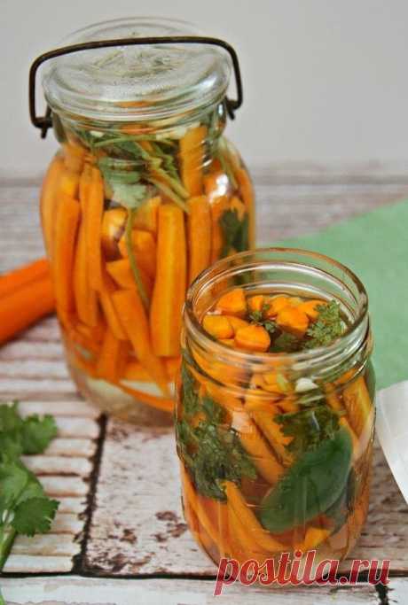 Домашние соления: пряная морковь по-мексикански