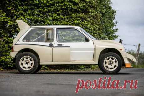 Новый раллийный хэтчбек MG Metro 6R4 из 80-х будет продан на аукционе . Тут забавно !!!