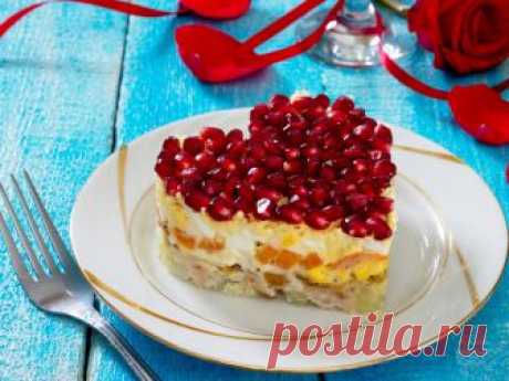 Салат с языком, овощами и гранатом: праздничный рецепт Удиви гостей за праздничным столом изысканным вкусом салата с языком и гранатом