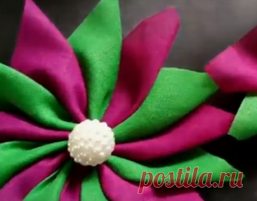 Очень красиво и просто! Не выбрасывайте ненужные обрезки ткани