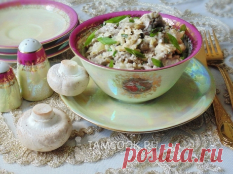 Салат с куриной печенью и ананасом — рецепт с фото