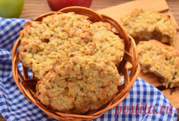 Овсяное печенье с яблоками в домашних условиях: рецепт с фото – готовим за 10 шагов - Onwomen.ru