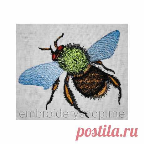 Шмель int0002 - Embroideryshop.me - магазин дизайнов и шрифтов машинной вышивки