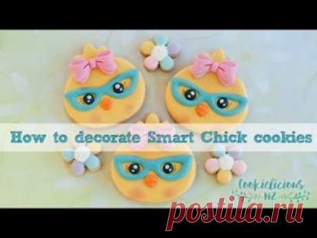 SMART CHICKS COOKIES! Learn how to decorate these adorable cookies