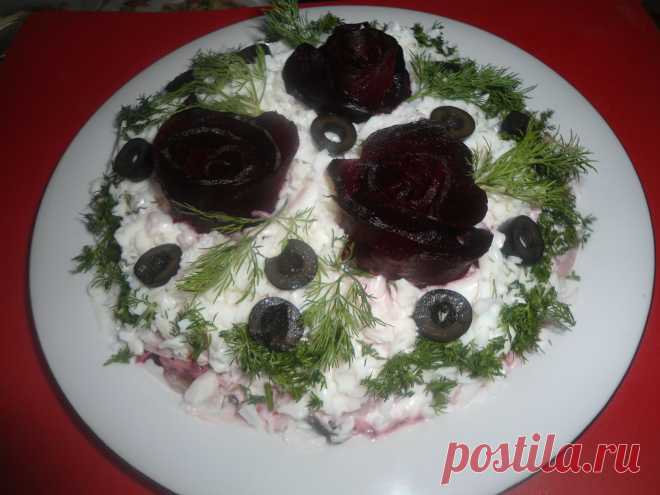 Салат роза