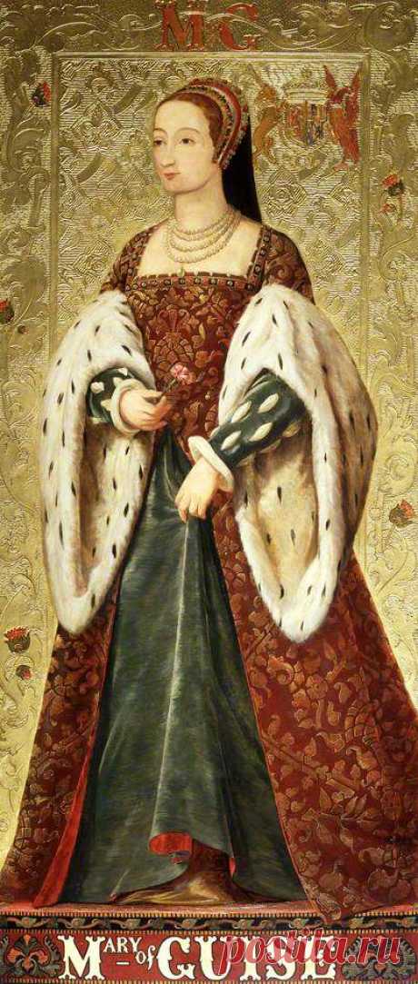 Портреты дам 16-го века Ричарда Burchett 1815-1875) в Вестминстерском дворце; Мария де Гиз, королева Шотландии
