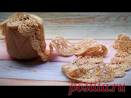 Вязание Красивейшая кайма крючком Мастер класс