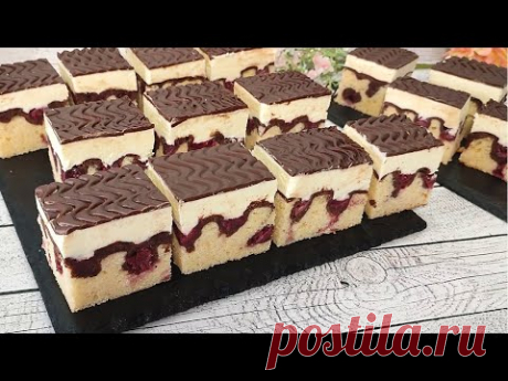 Легендарный торт ДУНАЙСКИЕ ВОЛНЫ! Самый вкусный! Быстро и недорого! Donauwelle