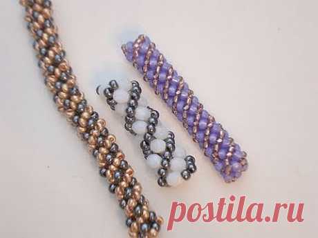 ▶ Tutorial perline: Spirale Russa base 12 perline (4 Rocailles 8/0) | Tutorial Perline - YouTube