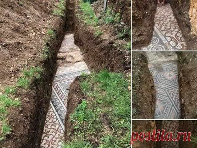 Раскопана римская мозаика в Неграр-ди Вальполицелья Прямо под виноградником в Неграр-ди Вальполицелья нашли археологическое сокровище из красивой мозаики римской виллы.