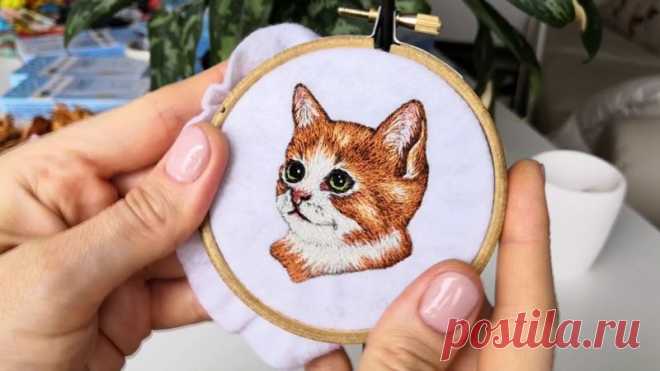 Вышивка гладью (90 фото) - легкие пошаговые схемы для начинающих ...