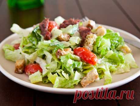 Любимый салат теперь ещё легче: Правильный "Цезарь" для стройняшек!